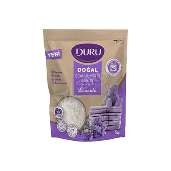 2 ADET Duru Lavanta Sabun Doğal Granülmatik 1000 Gr ürün görseli 1