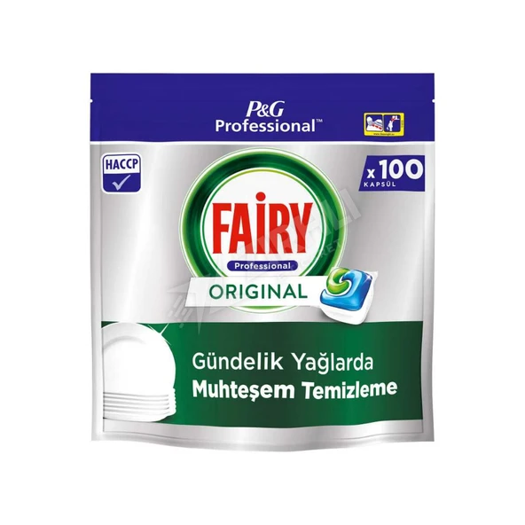 2 ADET Fairy Professional Bulaşık Makinesi Kapsülü 100'lü ürün görseli 1