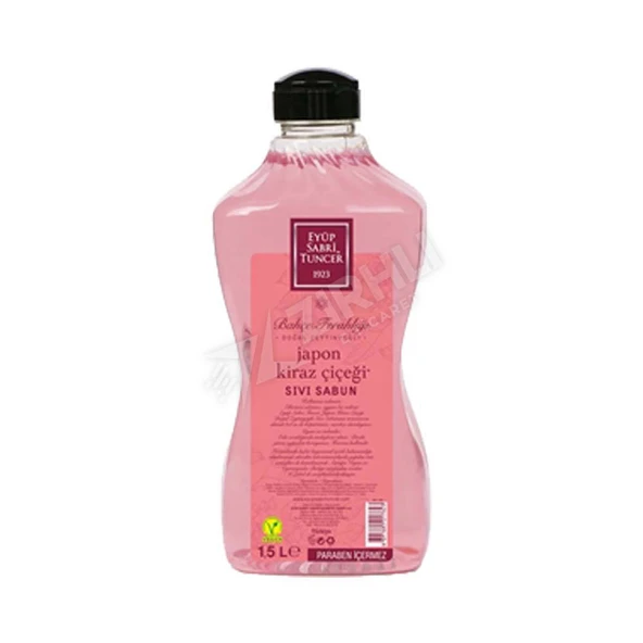 2 ADET Eyüp Sabri Tuncer Japon Kiraz Çiçeği Sıvı Sabun 1.5 Lt ürün görseli 1