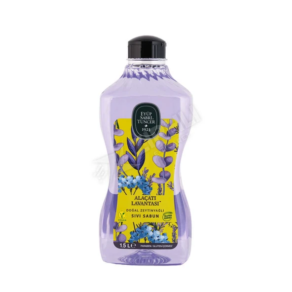 2 ADET Eyüp Sabri Tuncer Sıvı Sabun 1.5 Lt Alaçatı Lavantası ürün görseli 1