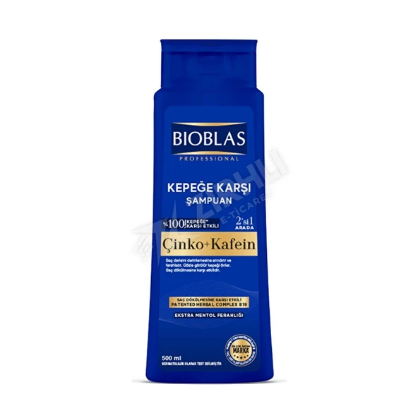 2 ADET Bioblas Şampuan Çinko & Kafein 500 Ml ürün görseli 1