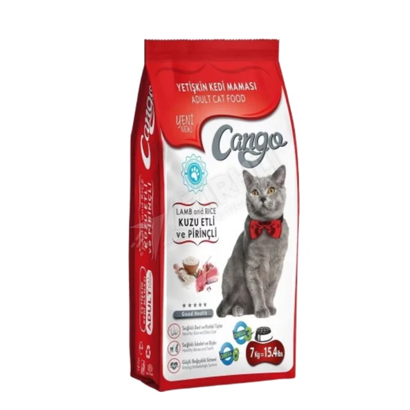 2 ADET Cango Yetişkin Kedi Maması Kuzu Etli 7 Kg ürün görseli 1
