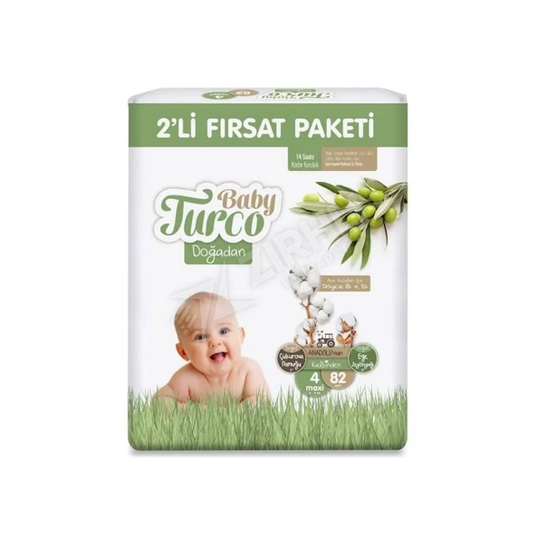 2 ADET Baby Turco 2Li Fırsat ( 4 No ) Maxi 82'Li ürün görseli 1