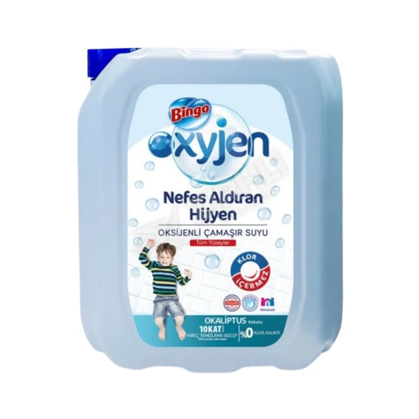 2 ADET Bingo Oksijen Çamaşır Suyu Okaliptus 4 Lt ürün görseli 1