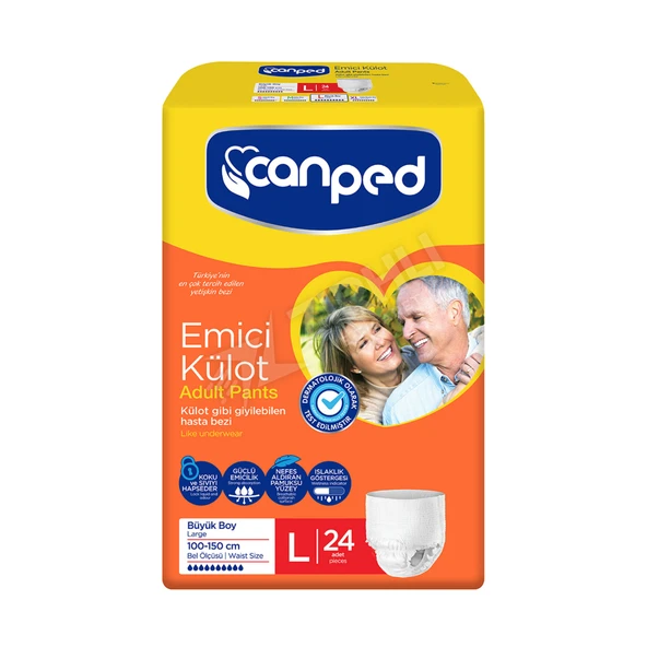 2 ADET Canped Emici Külot L Boy 24'Lü ürün görseli 1
