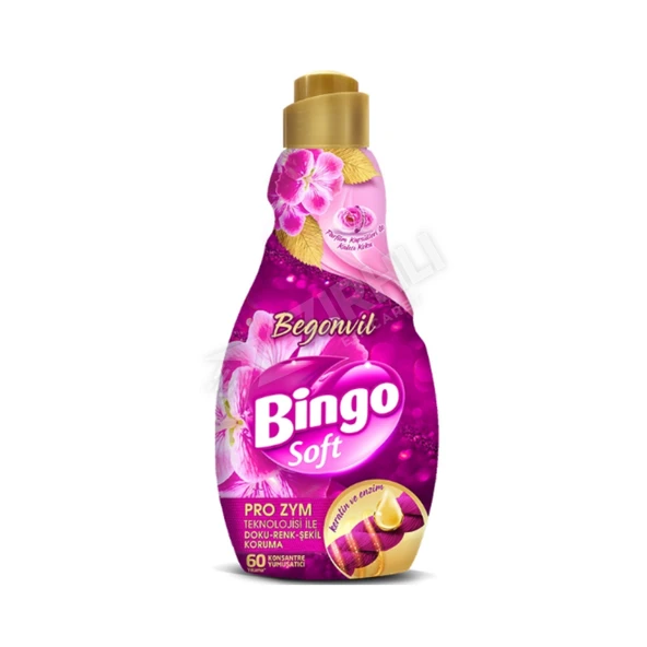 2 ADET Bingo Soft Konsantre Yumuşatıcı Begonvil 1.440 Ml ürün görseli 1