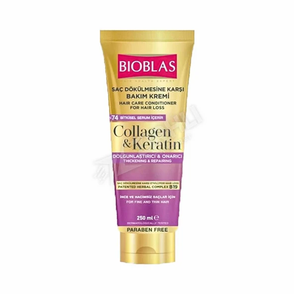 2 ADET Bioblas Saç Dökülmesine Karşı Saç Kremi  250 Ml ürün görseli 1