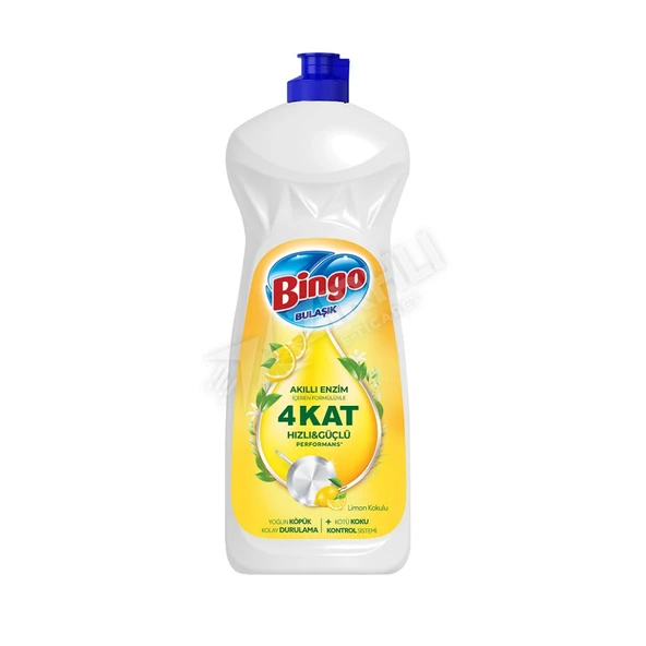 2 ADET Bingo Sıvı Bulaşık Deterjanı Limon 1500 Ml ürün görseli 1