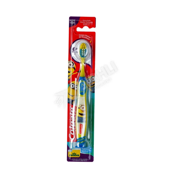 2 ADET Colgate Diş Fırçası Extra Soft Minions 6 + Yaş ürün görseli 1