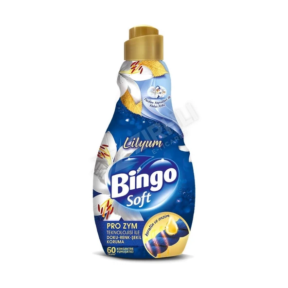 2 ADET Bingo Soft Konsantre Yumuşatıcı Lilyum 1.440 Ml ürün görseli 1