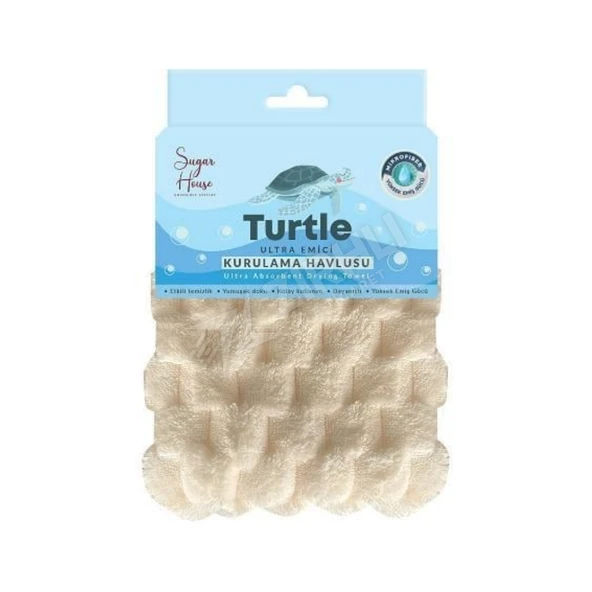 Sugar House Turtle Ultra Emici Kuruluma Havlusu ürün görseli 1