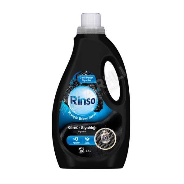 Rinso Kömür Siyahlığı Sıvı Deterjan 2500 Ml ürün görseli 1