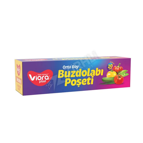 Viora Buzdolabı Poşeti Orta Boy 20'li ürün görseli 1