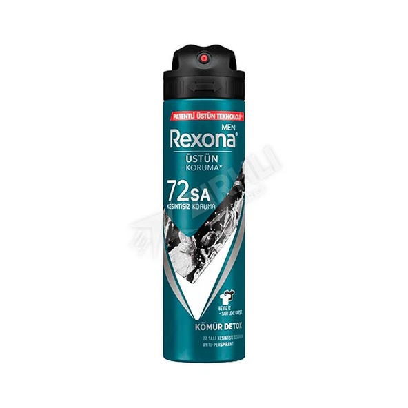 Rexona Deo Men Adv Charcoal Spr.D5 150Ml ürün görseli 1