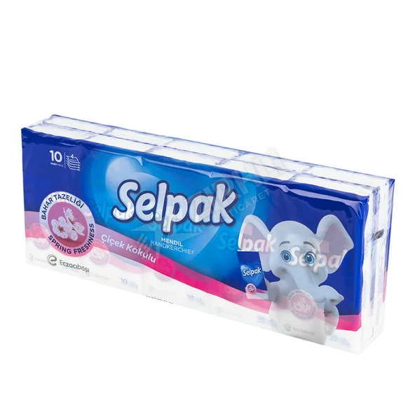 Selpak Mendil Bahar 10 Lu ürün görseli 1