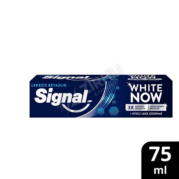 Signal Diş Macunu White Now 75 Ml Lekesiz ürün görseli 1