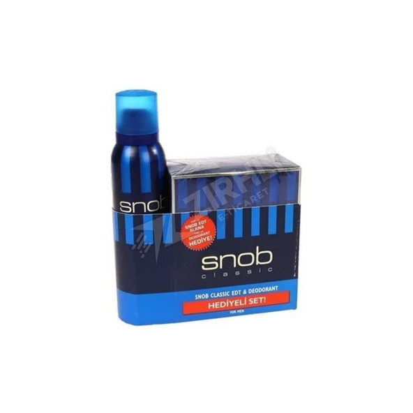 Snob Set Classıc (Edt 100 Ml +Deo 150 Ml) ürün görseli 1