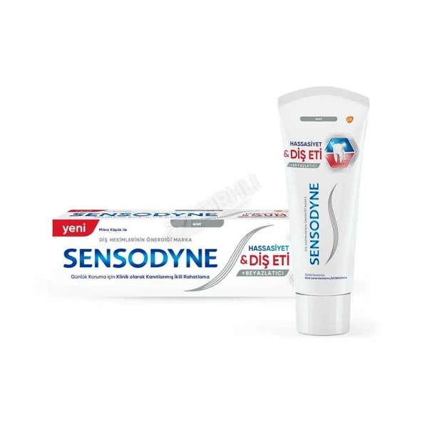 Sensodyne Diş Eti & Hassasiyet Beyazlatıcı Diş Macunu 75 Ml ürün görseli 1