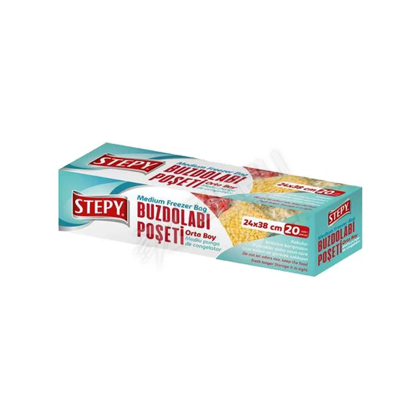 Stepy Buzdolabı Poşeti Orta Boy 20 Li ürün görseli 1