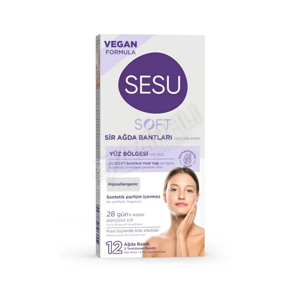 Sesu Ağda Bandı Soft Yuz 12'Lı ürün görseli 1