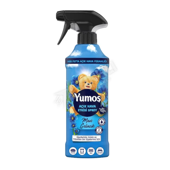 Yumoş Açık Hava Etkisi Mavi Gelincik Oda Spreyi 430 Ml ürün görseli 1