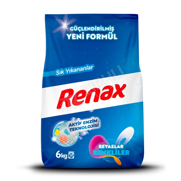 Renax Matik Renkliler & Beyazlar 6 Kg ürün görseli 1