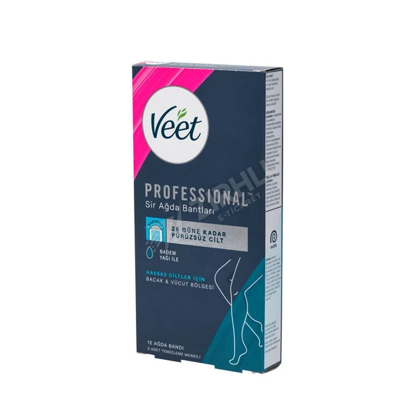 Veet Professıonal Ağda Bandı Hassas 12'Li ürün görseli 1