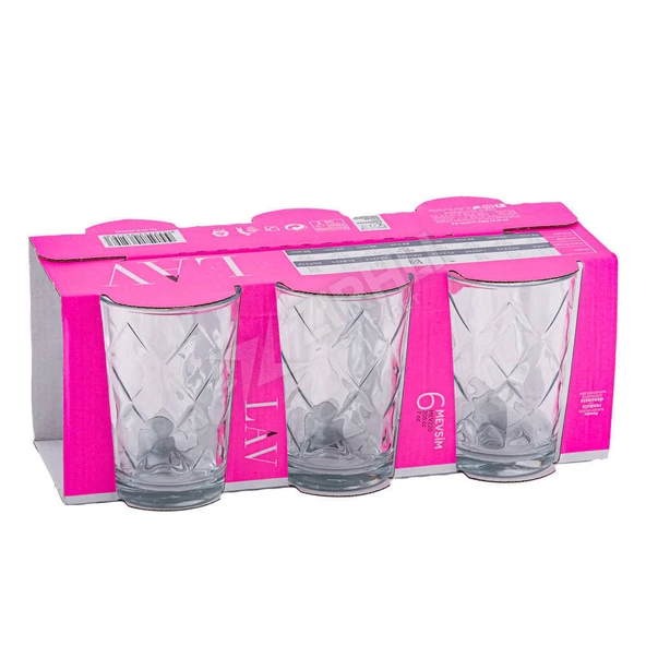 Lav Mev 220 Su Bardağı 6 Lı ürün görseli 1