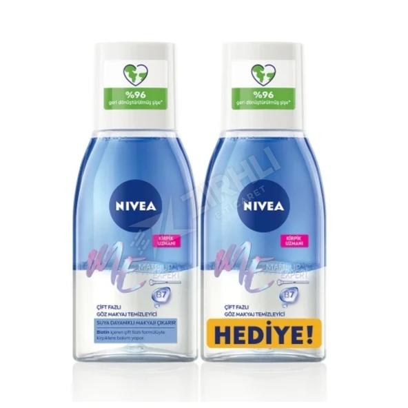 Nivea Çift Etkili Göz Makyaj Temizleyici 125 Ml + 125 Ml Hediye ürün görseli 1