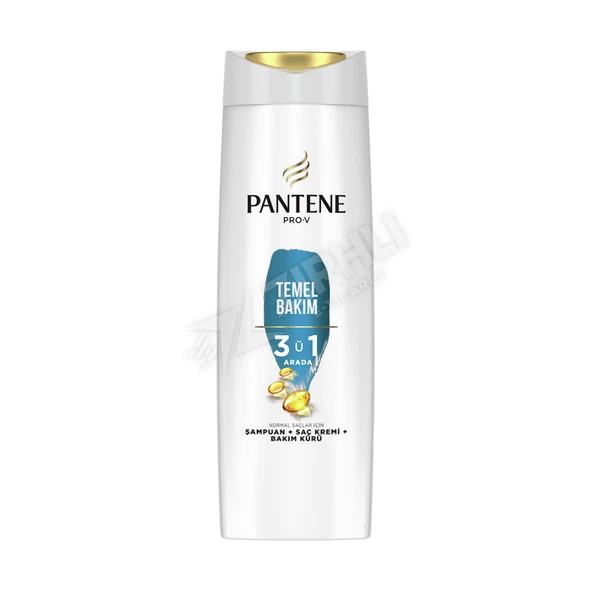Pantene Temel Bakım 3'ü 1 Arada Şampuan 400 Ml ürün görseli 1