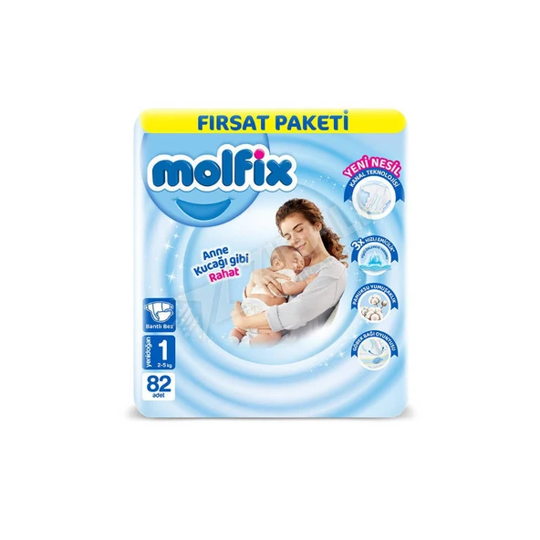 Molfix Fırsat Paketi (1 No) Yenidoğan 82 Li ürün görseli 1