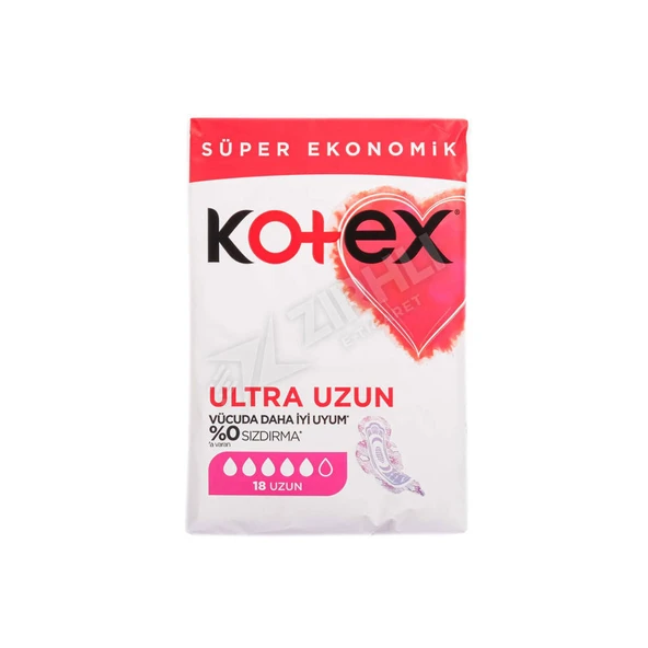 Kotex Ultra Quadro Uzun 18Li (137 Gr) ürün görseli 1