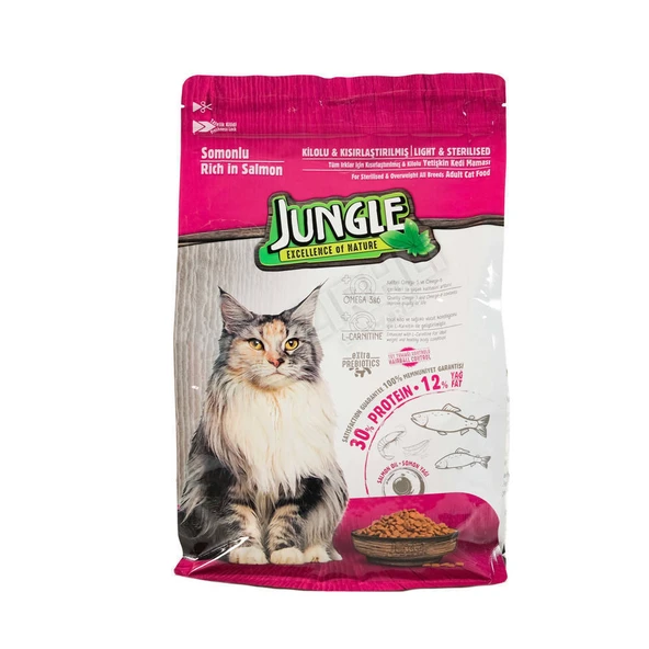 Jungle Sterilesed Somonlu Kısır Kedi Maması 1.5 Kg ürün görseli 1