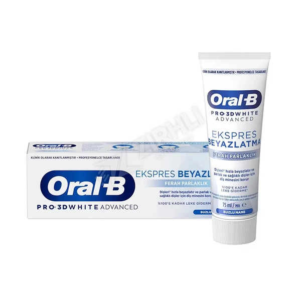 Oral-B Pro Diş Macunu 3D White Ferahlık 75 Ml ürün görseli 1