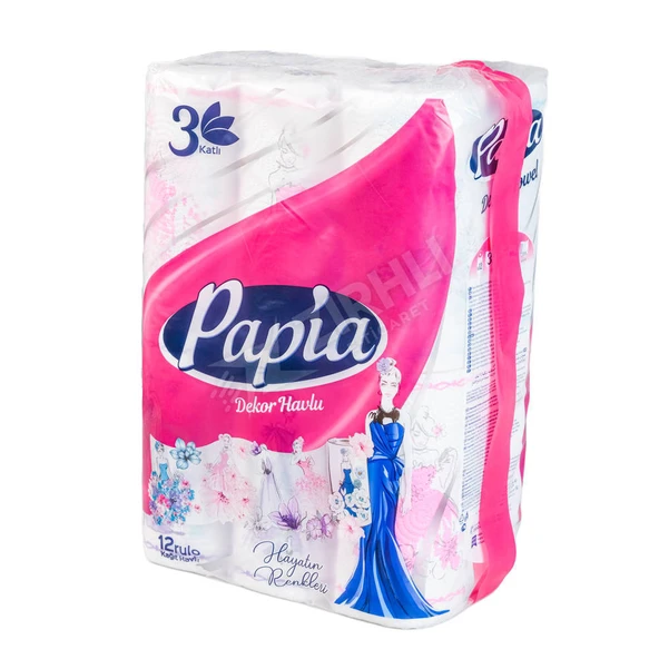 Papia Dekor Kağıt Havlu 12'li ürün görseli 1