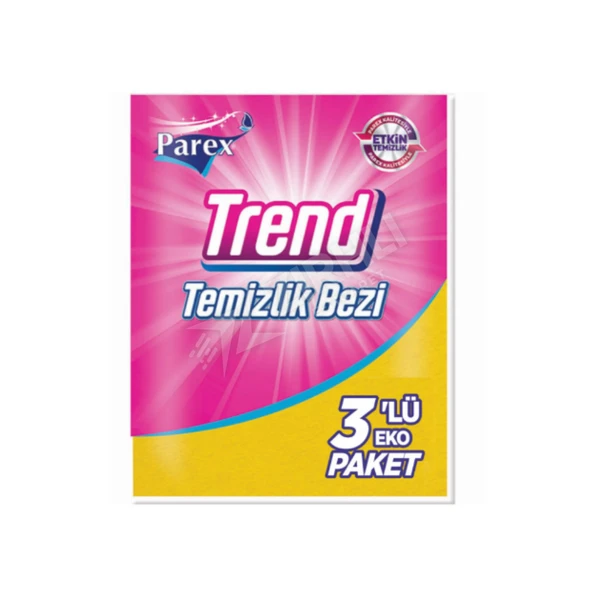 Parex Trend Temizlik Bezi 3'lü ürün görseli 1