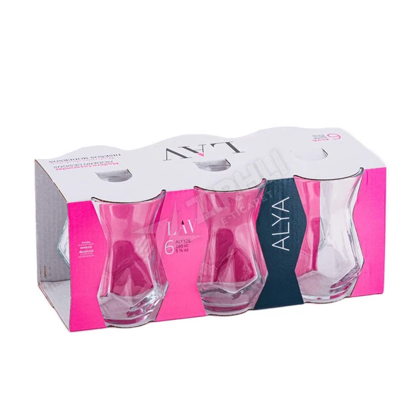 Lav Çay Bardakları Büyük 6 Lı Lv-Aly326e ürün görseli 1