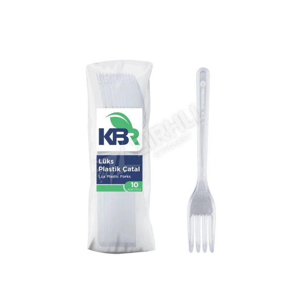 Kbr Plastik Çatal 10'lu ürün görseli 1