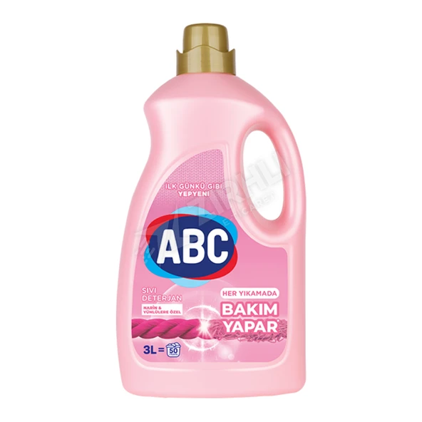 Abc Sıvı Çamaşır Deterjanı Narinlere ve Yünlülere Özel 3 Lt ürün görseli 1