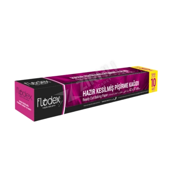 Flodex Hazır Kesilmiş Pişirme Kağıdı 10 Parça ürün görseli 1