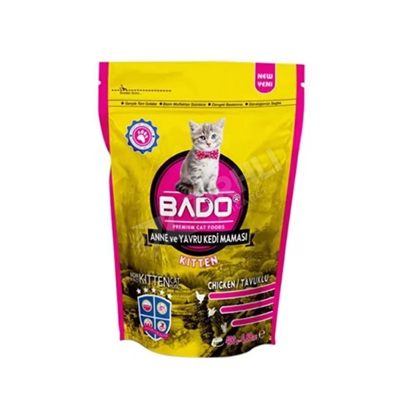 Bado Yavru Kedi Maması Tavuk Etli 400 Gr ürün görseli 1