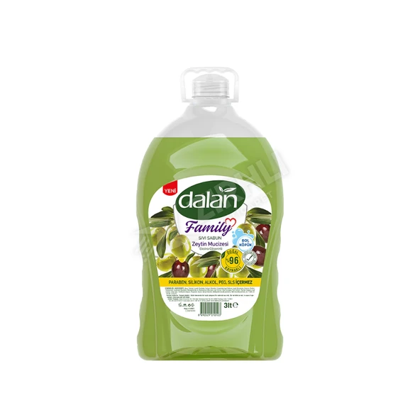 Dalan Family Sıvı Sabun  Zeytin Mucizesi 3000Ml ürün görseli 1