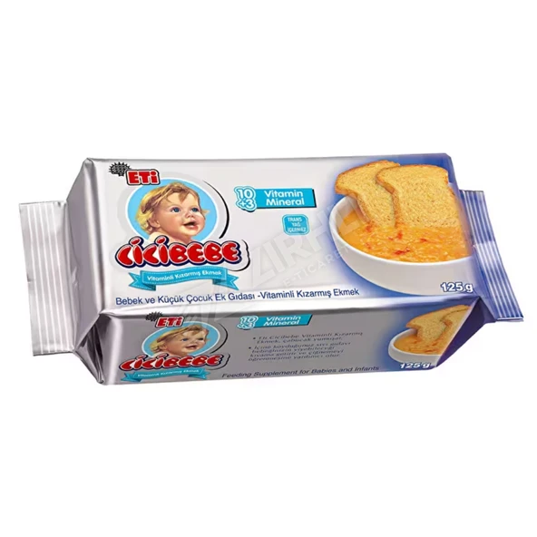 Eti Cicibebe Vitaminli Ekmek 125 Gr ürün görseli 1