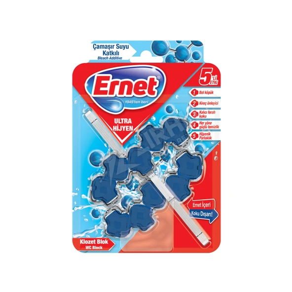 Ernet Wc Blok Ultra Çamaşır Suyu Katkılı 2X50 Gr ürün görseli 1