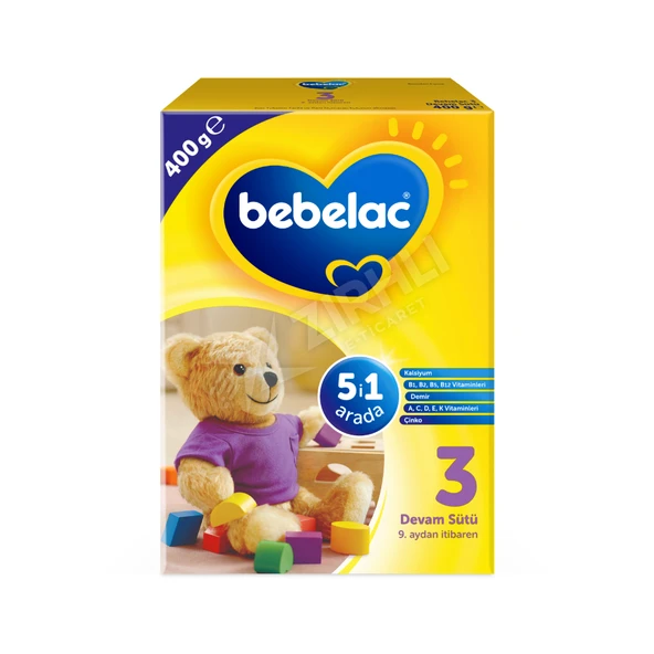 Bebelac Devam Sütü No:3 400 Gr ürün görseli 1