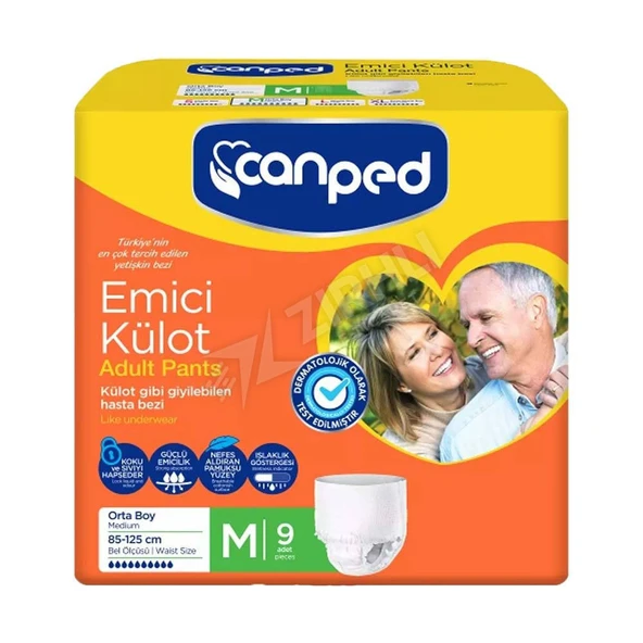Canped Emici Orta 9 Lu Külot Bezi ürün görseli 1