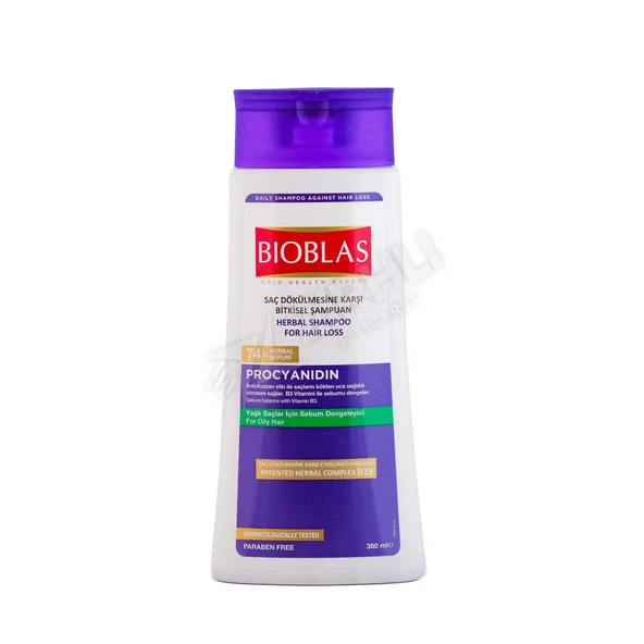 Bioblas Yağlanma Dökülme Karşıtı Şampuan Procyanidin 360 Ml ürün görseli 1