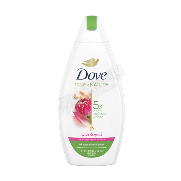 Dove Lotus Çiçeği Ve Pirinç Sütü Duş Jeli 450 Gr ürün görseli 1