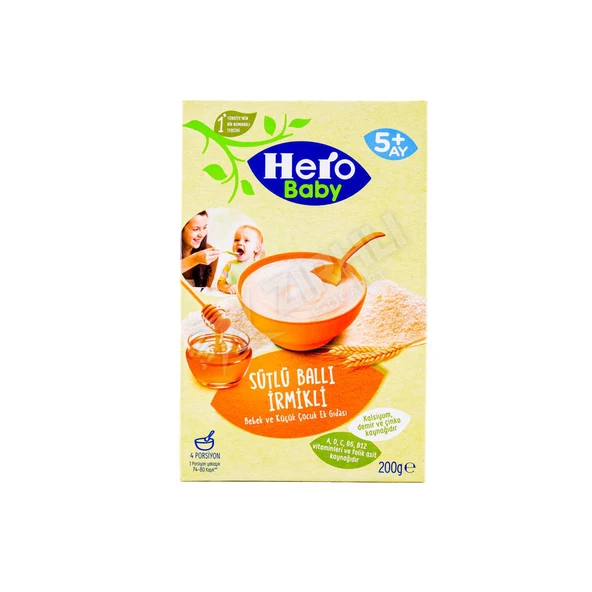 Hero Baby Ek Besin Sütlü Ballı İrmikli 200 Gr ürün görseli 1