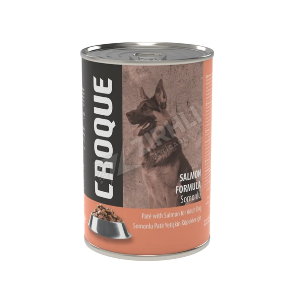 Croque Somonlu Konserve Yetişkin Köpek Maması 400 Gr ürün görseli 1